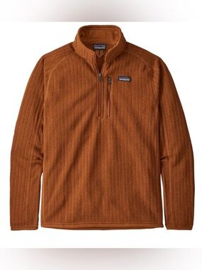 Patagonia Men’s Better Sweater® Rib
Knit 1/4-Zip Size Small- Burnt Orange EUC